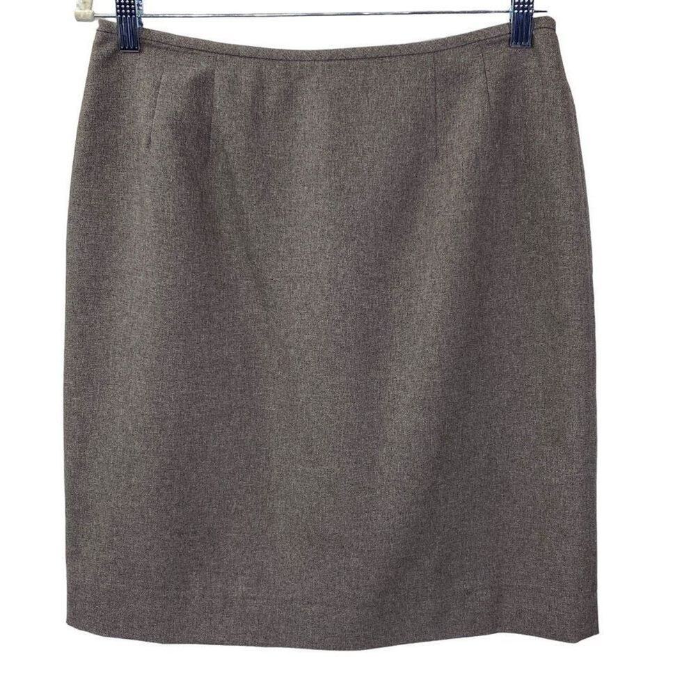 Evan Picone Women's Brown Pencil Mini Skirt Size 8P